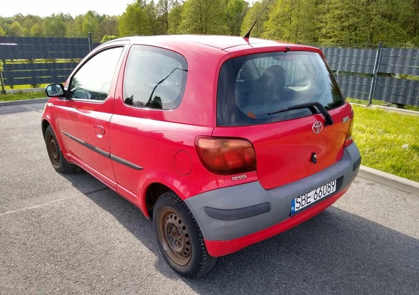 Toyota Yaris cena 6400 przebieg: 190000, rok produkcji 2005 z Katowice małe 137